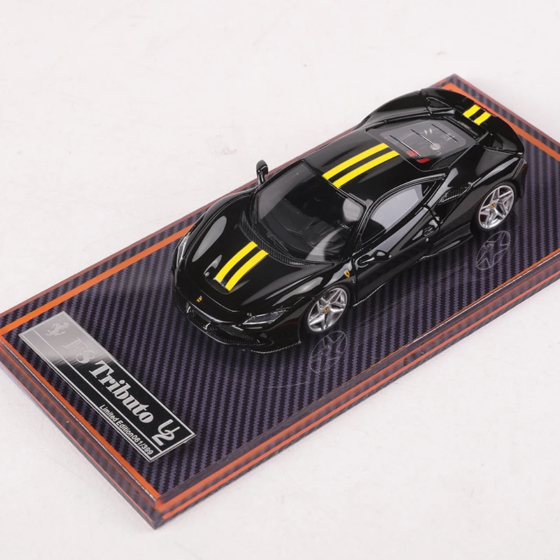 Diecast 1/64 Scale Ferrari Novitec F8 Resin Car Model Limited Edition Ferrari Car Model Collectible Toy Simulation Gift Display