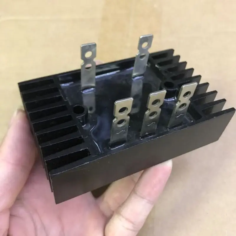 100A 1600V High Power 3 Phase Diode Bridge Rectifier 5 Terminal Full Wave Diode Module for Industrial Auto Control, DropShipping