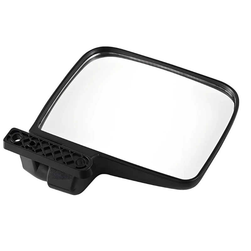 Golf Cart Rear View Mirror With Universal Mounting Base And Shatterproof Glass
