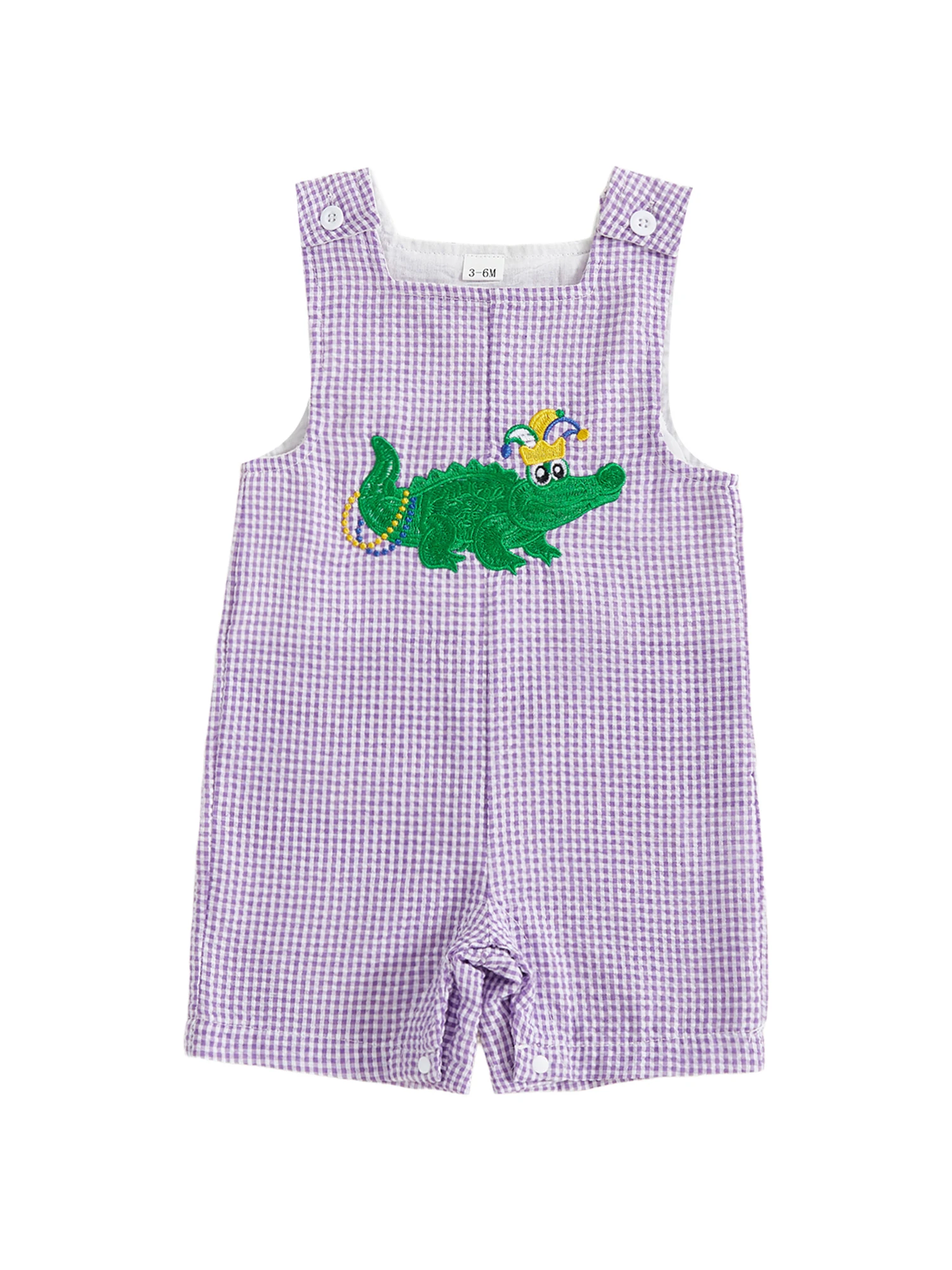 Tutina da bambino a righe arcobaleno con ricamo unicorno, senza maniche, con scollo quadrato, tuta generale per ragazze