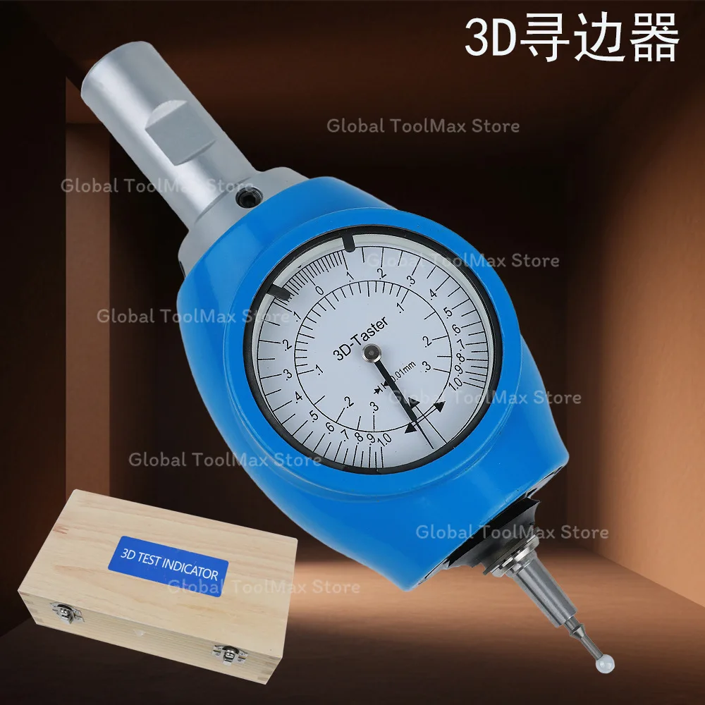 CNC Machine Tool 3D Edge Finder XYZ Axis Sensor Centering Rod Meter Universal Detector Tool Dial Indicator Workpiece Centering