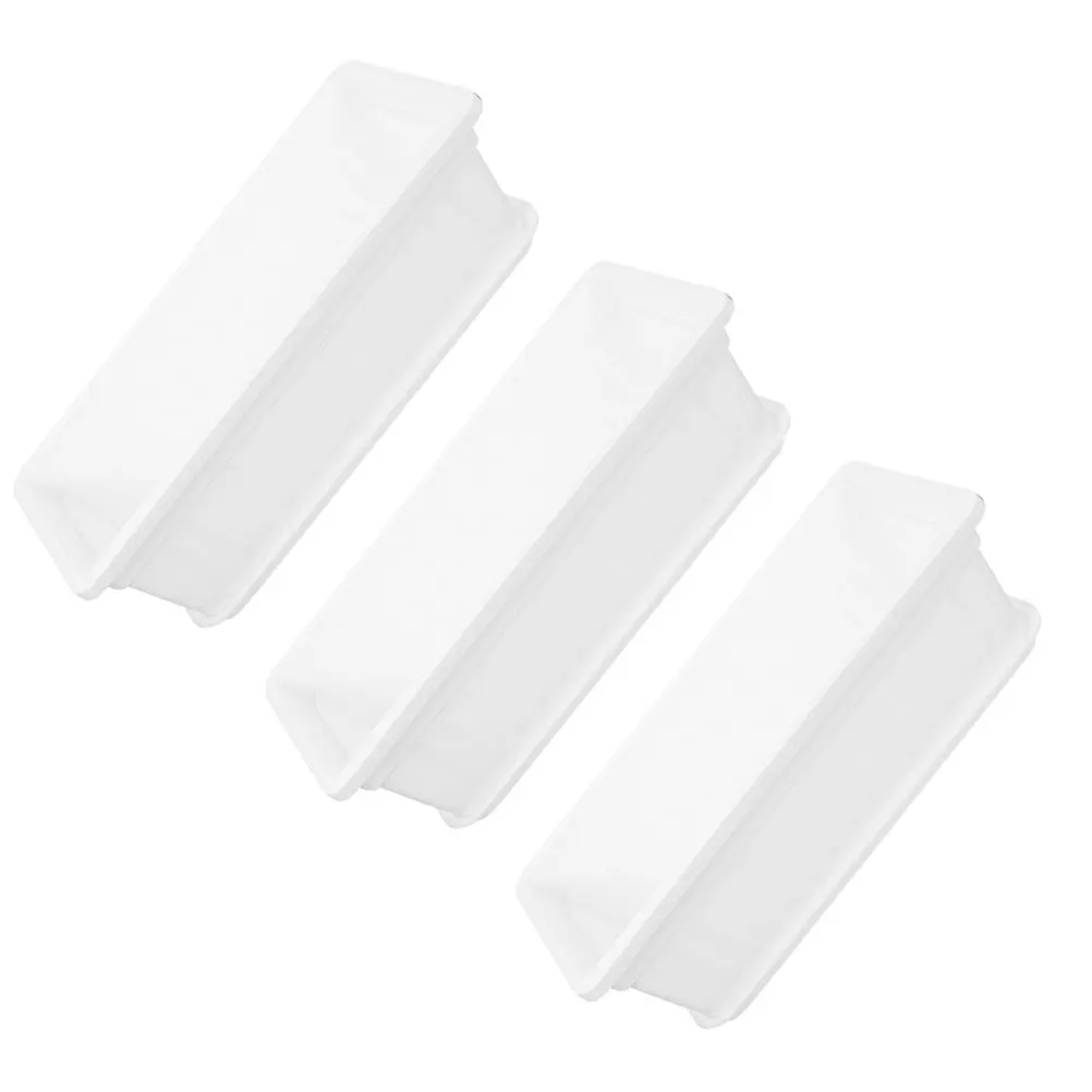 White Square Planter Pot for Indoor Outdoor Use Large Capacity Plastic Flower Pot with Drainage Tray Minimalist Design