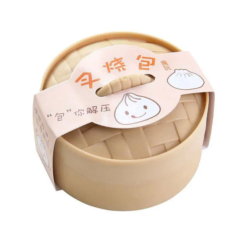 Classic Dumpling Squishy Large Jumbo Soft Squeeze Decompression Dough BaoZi Sensory Fidget Toys Anxiety Relief Gifts Adults