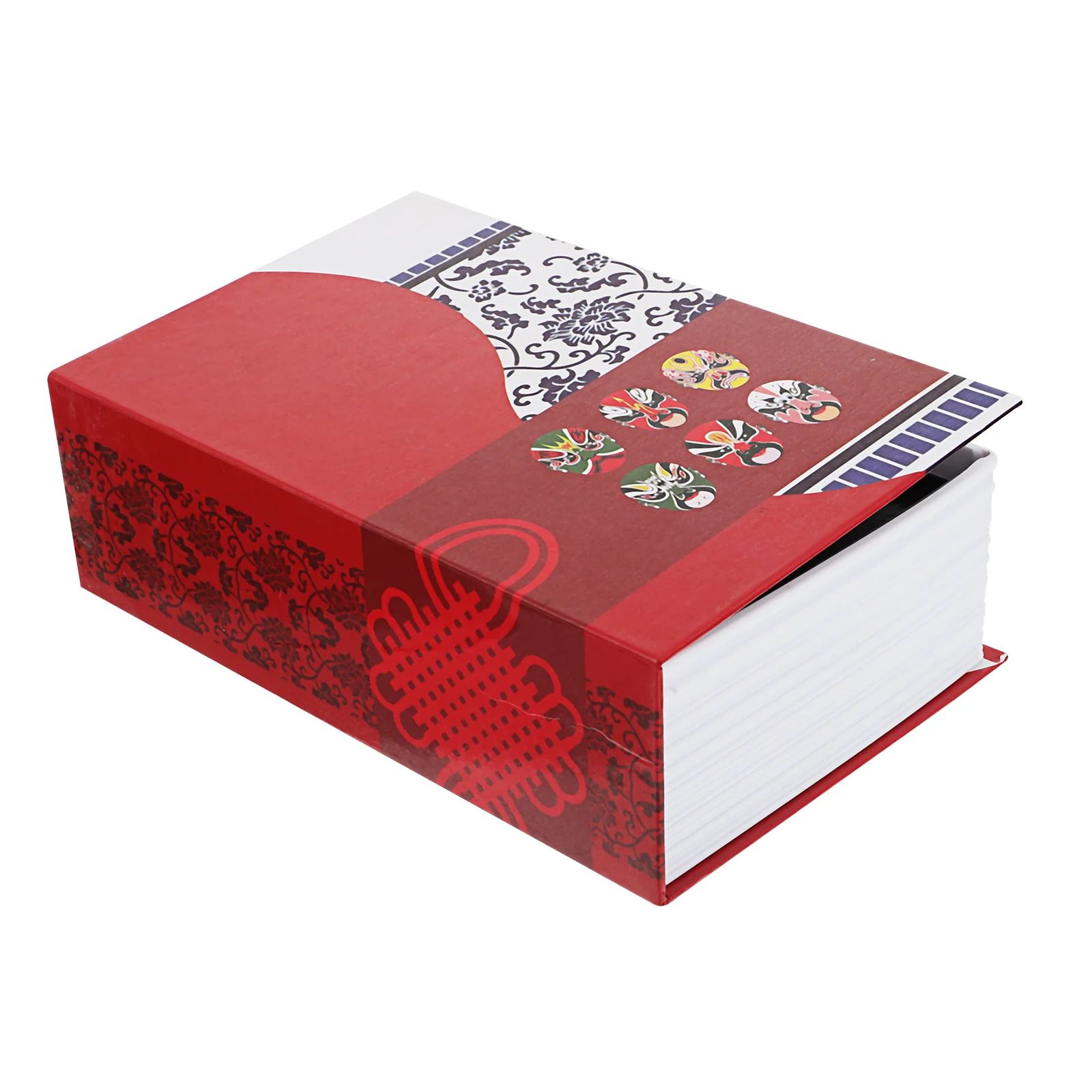 Simulation Book Coded Lock Box Chinese Style Safe Box Secret Book Safe Box Hidden Safe Box Metal Book Safe