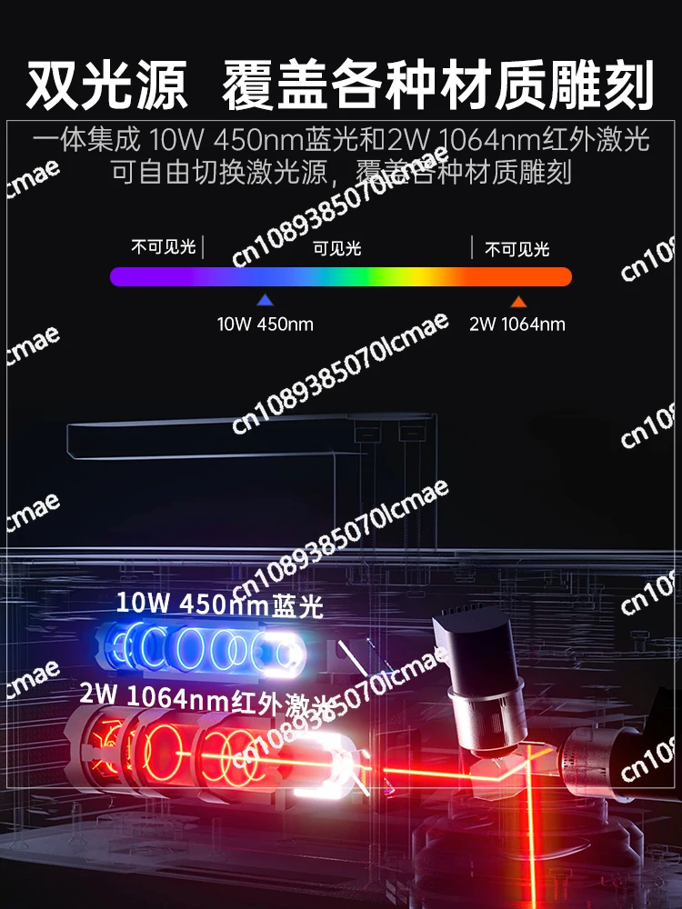 The fourth generation laser engraving machine is a small, automatic, portable handheld laser metal marking and cutting machine