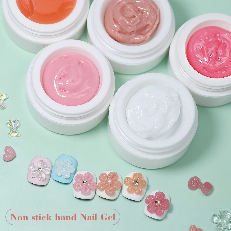 Parkson Non Stick Hand Extension Gel Soft Solid Gel Polish 3D Multigel Stereoscopic Carved Gel Soak Off Nail Painting Sculpture