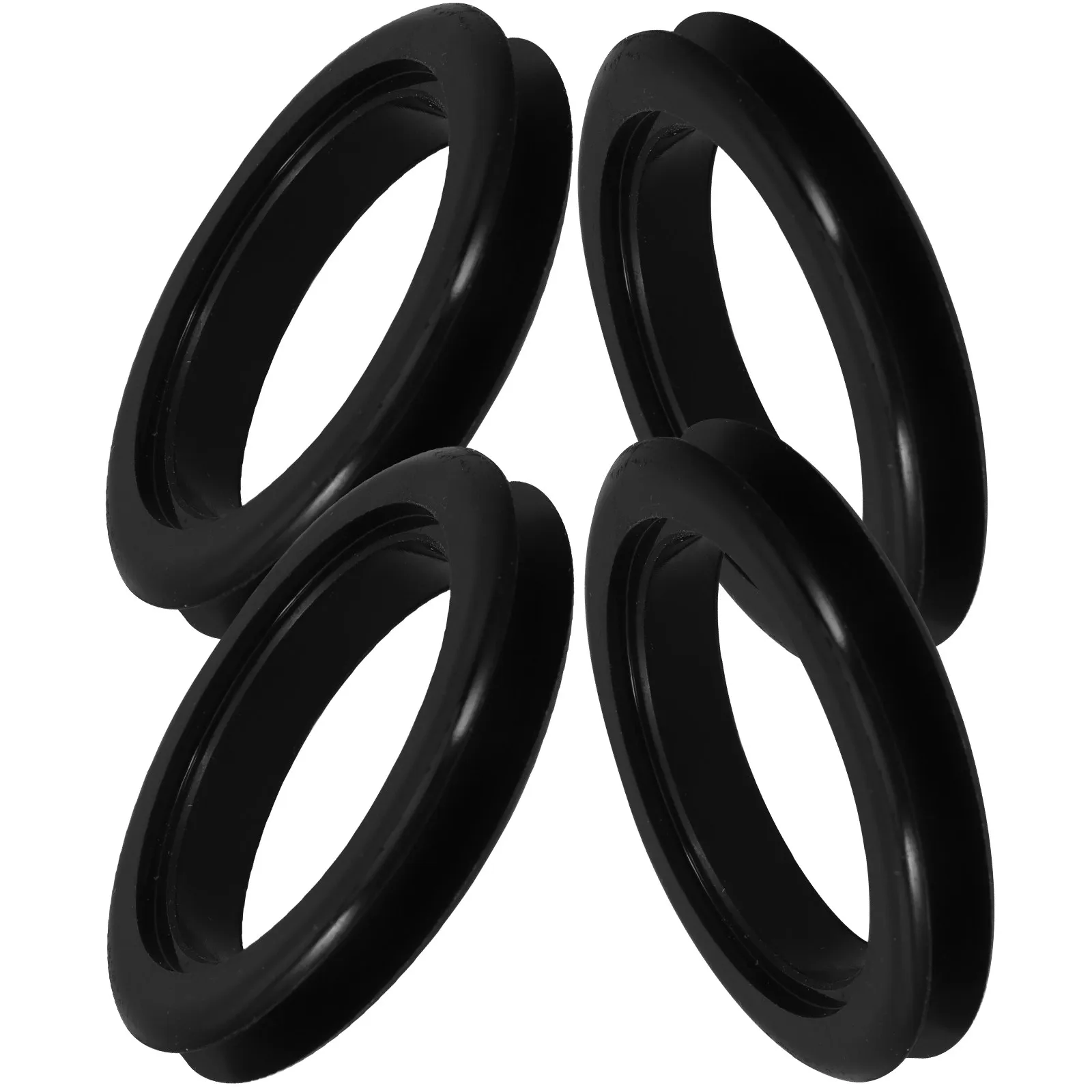 4Pcs Transparent Silicone Umbrella Hole Rings for Table Patio Umbrella Fixing Tool Sunshade Hole Ring Outdoor Parasol Accessory