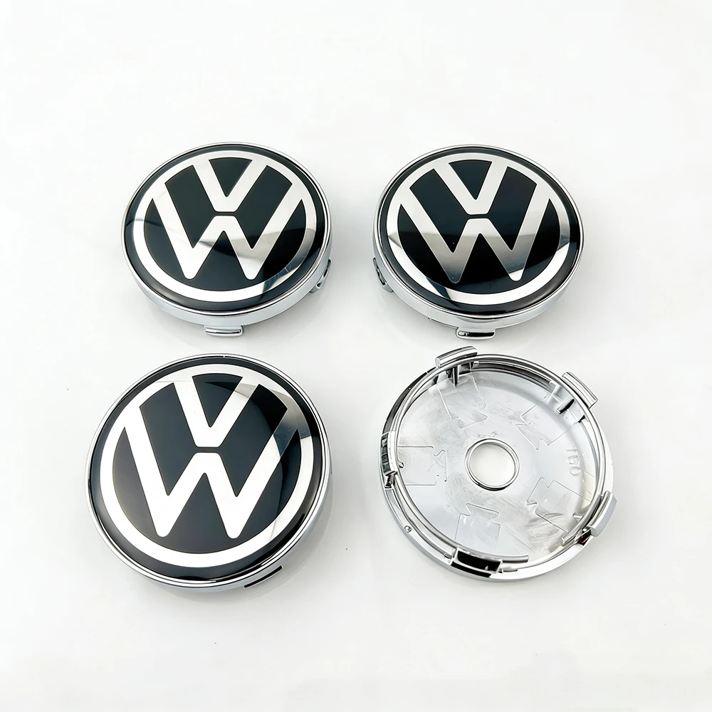 Voor VW Volkswagen 4 stuks 60MM 56MM 65MM 70MM Auto Golf Styling Wiel Center Cap Hub Covers Badge Accessoires 3B7601171 1J0601171