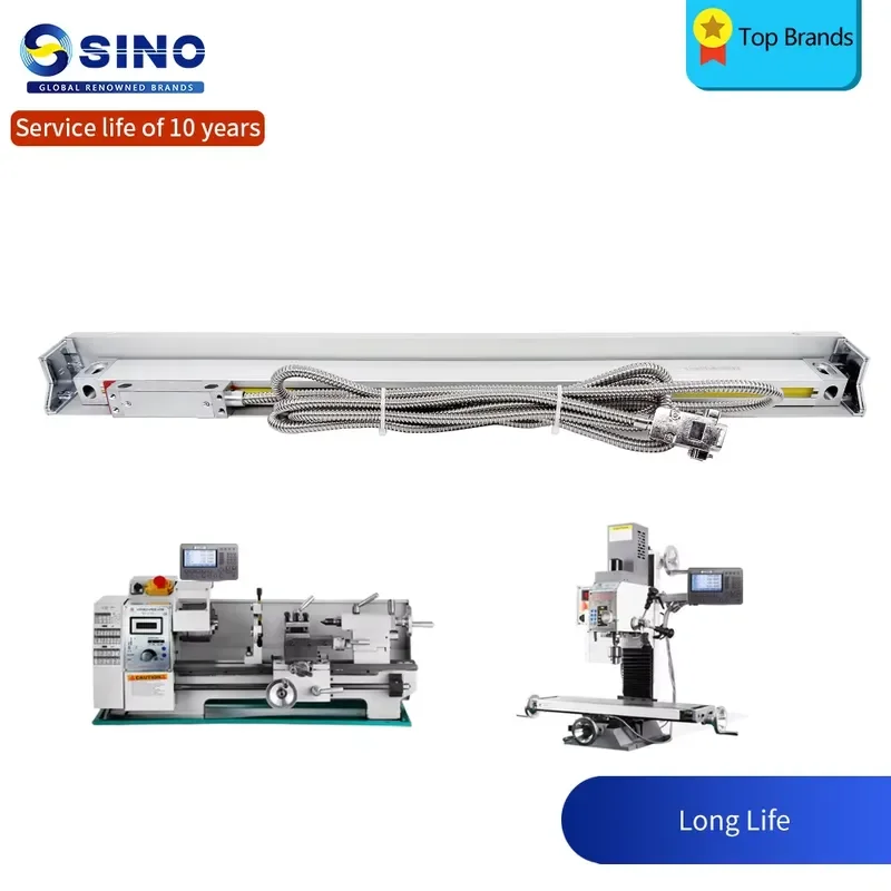 SINO 0.005mm K35 500mm 550mm 600mm 650mm 700mm 800mm 850mm 900mm 950mm 1000mm TTL Optical Grating Ruler Sensor Linear Scale