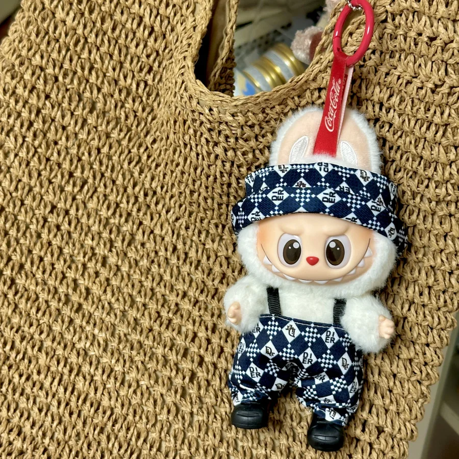 الملابس فقط مناسبة لدمى الفينيل القماشية الراب مقاس 17 سم من القطيفة وما إلى ذلك للارتداء واستبدال إكسسوارات الملابس