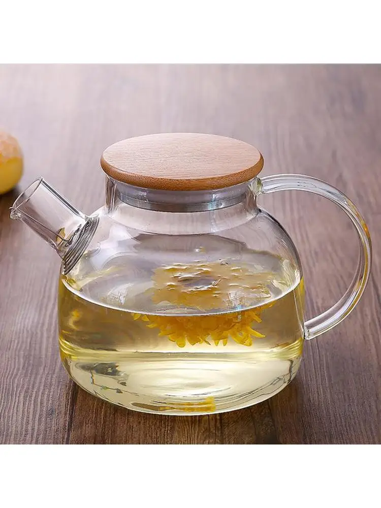

Living Room High Borosilie Glass Cold Water Pot Large Capaci Refrigerator White Hot Water Cup Juice Cold Water Pot