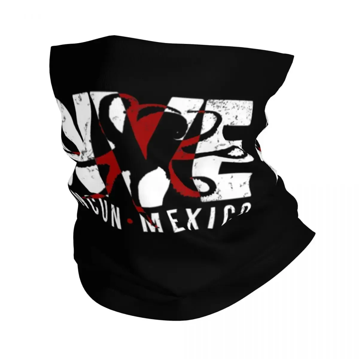 DIVE Cancun Mexico Scuba Dive  Octopus Bandana Neck Cover Balaclavas Magic Scarf Cycling Fishing for Men Women Breathable