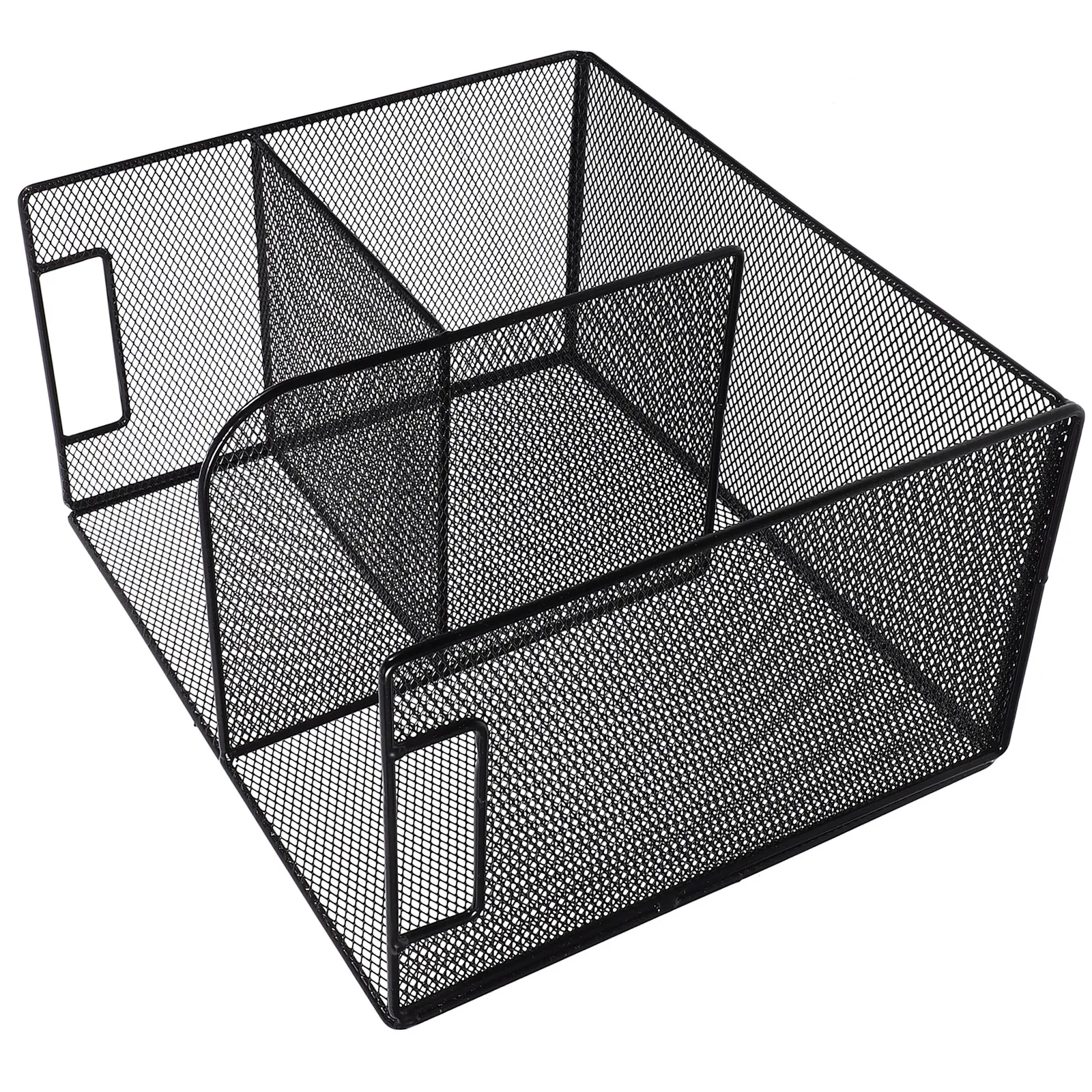 

Desk File Organizer Iron Binder Holder Multifunctional Office Storage Rack for Books Magazines and Papers Desk Shelves