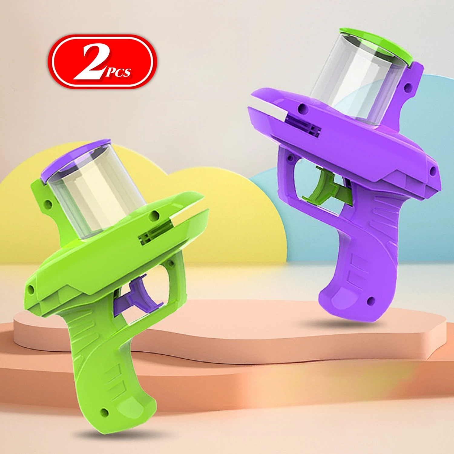 

2 Pcs Foam Disc Launcher, Include 30 Flying Disks, Outdoor Games and Activities for Summer Fun, Party Favors and Outdoor Toys