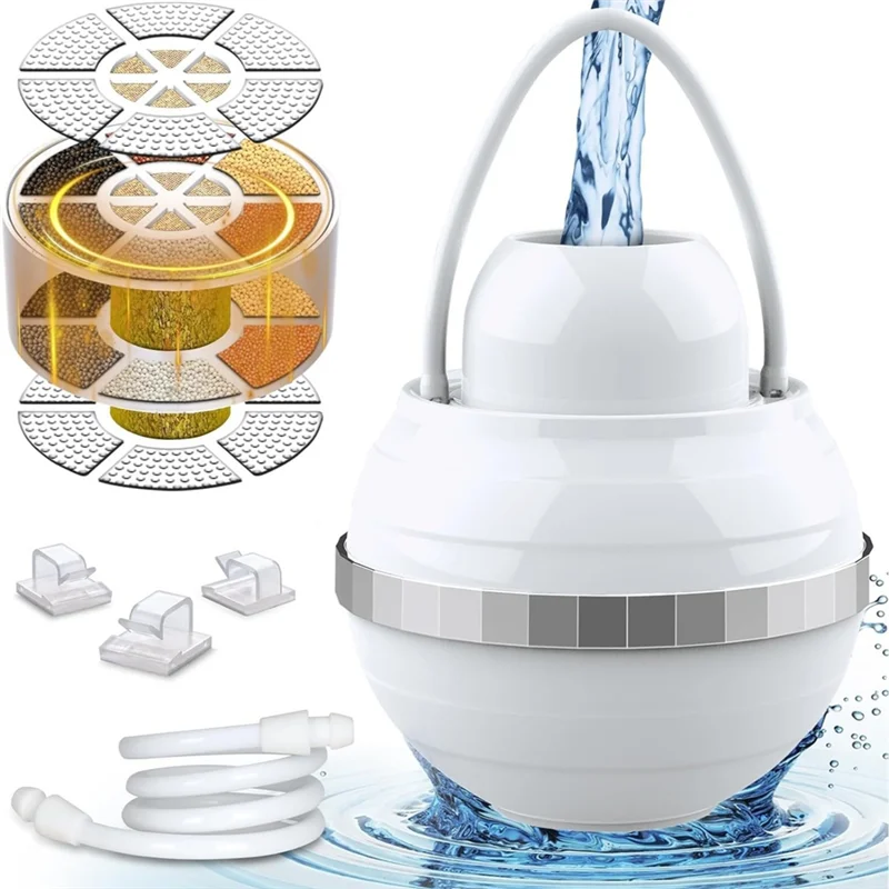 Tub Filter For Bathtub Bath Filter For Tub Bathtub Water Filter 8-Layer Filtration Making Skin And Hair Healthier-AT36