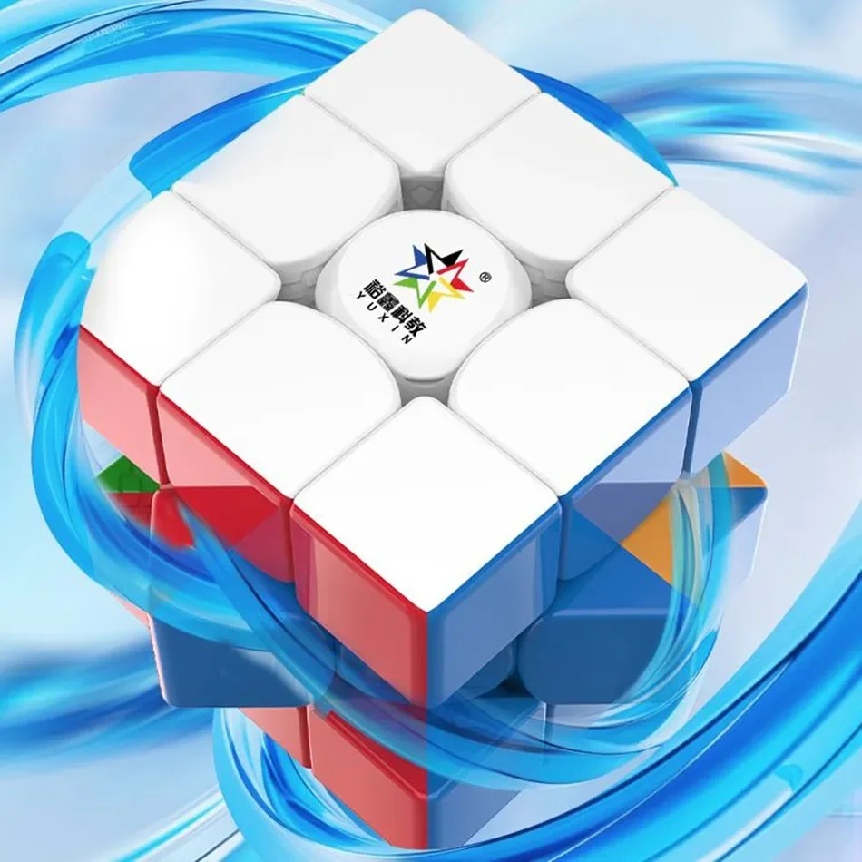 Yuxin 3x3 V2 M UV Magia Magnetica Cubing Velocità Professionale Cubo Magico Puzzle Giocattoli per I Bambini Regalo Per Bambini Strumenti Educativi