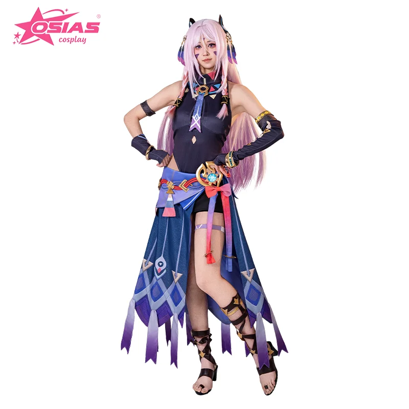 

OSIAS Citlali Cosplay Costume Set Citlali wig Citlali shoes Genshin Impact Cosplay