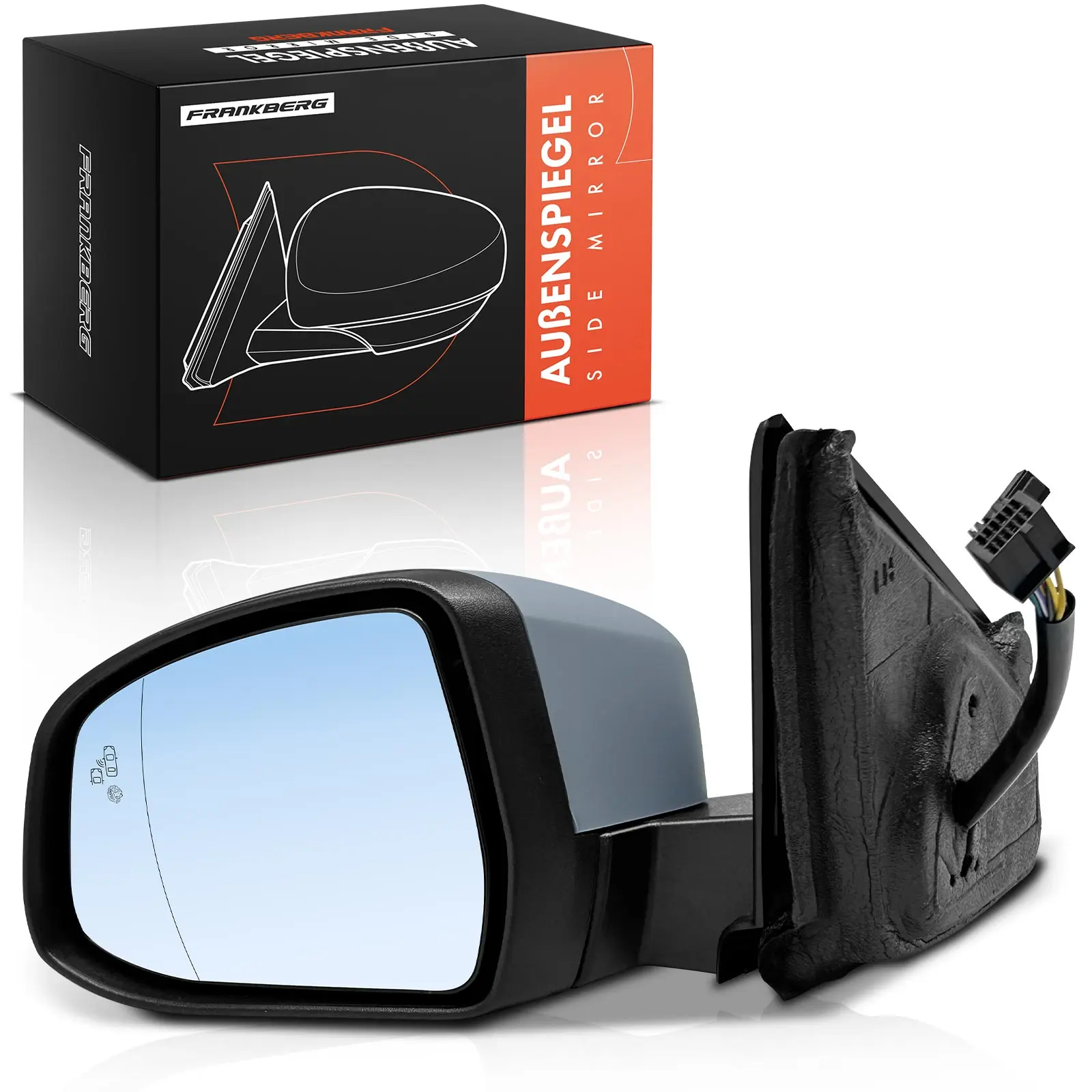 Frankberg 1x Außenspiegel Links für Ford Mondeo IV Stufenheck Turnier BA7 2007-2015 1695581 1777011 1469511 1735396