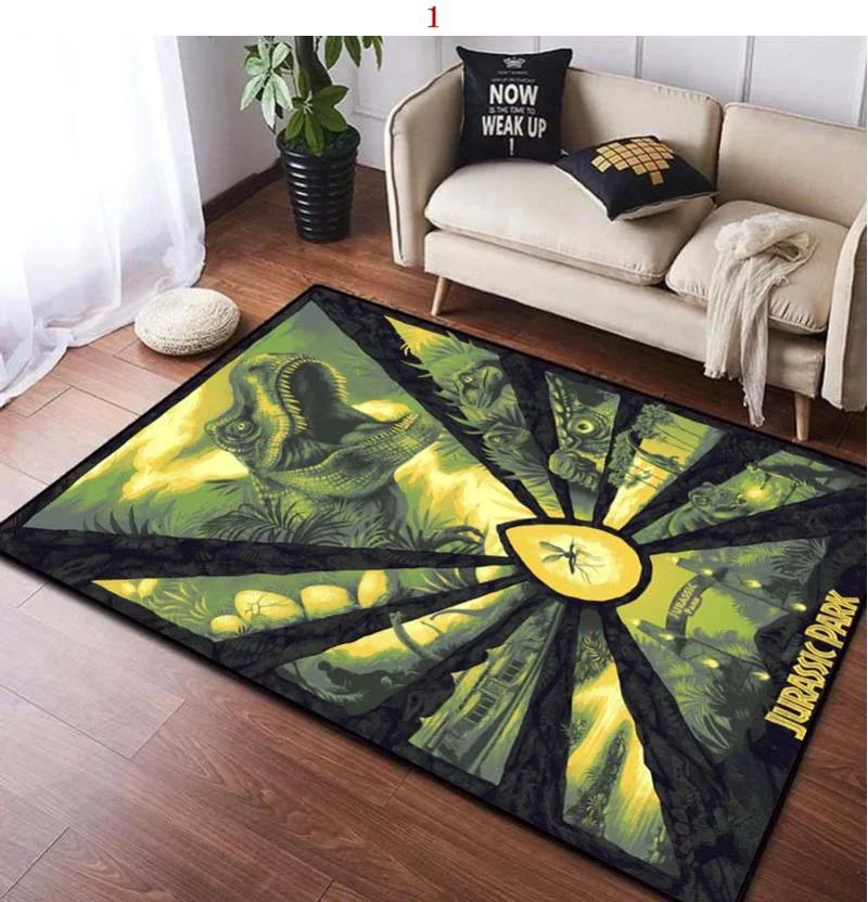 Jurassic Park Carpet Kids Carpets Living Room Tea Table Mats Bedroom Rug Washable Floor Mats Household Mat Dinosaur Carpet