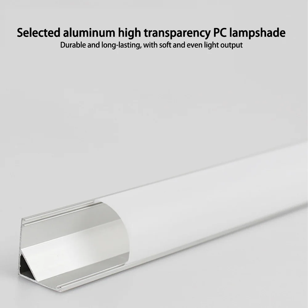 LED Aluminum Rigid Light Bar DC12V 50CM V-shape COB LED Strip Light 320LEDs LED Aluminum Channel Rigid Strip Home Decor Lighting