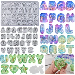 DIY English Letter Shaped Silicone Mold Epoxy Resin Mold Shaker Mold Quicksand Mold Jewelry Accessories