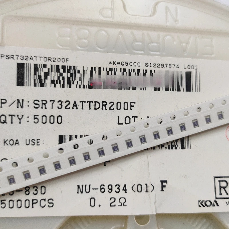

50 шт./лот SR732ATTDR200F 0805 0,2R R200 1/3 Вт резистор обнаружения тока автомобиля
