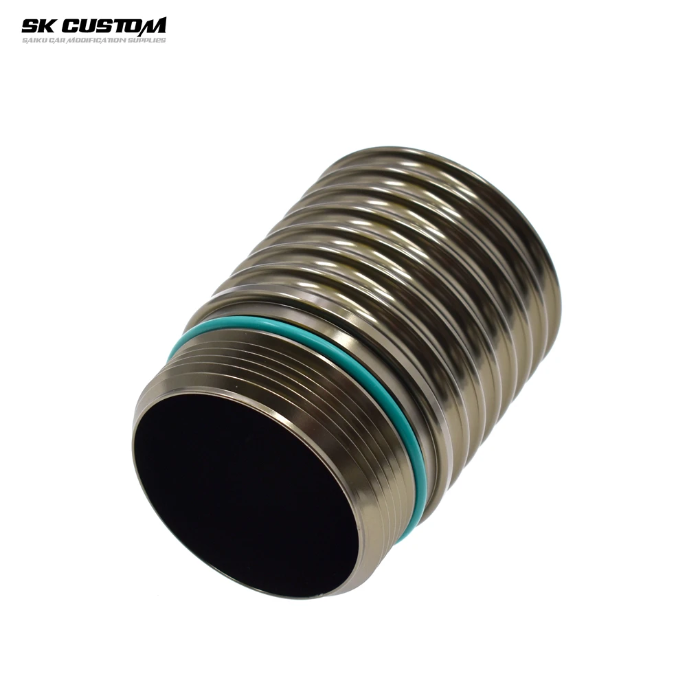 Skcustom para peugeot 106 206 307 capa de filtro de óleo liga de alumínio estendida caixa de filtro de óleo para citroen c2c3 carro modificado escudo