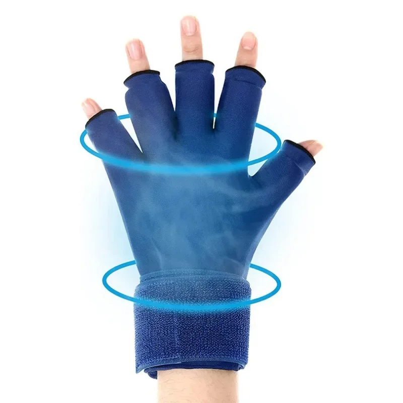 

Icing Finger Steam Pack Hot Pressing Hand Wrist Icepack with Adjustable Wrist Strap Reusable for Men and Women One Gel Cold Pack