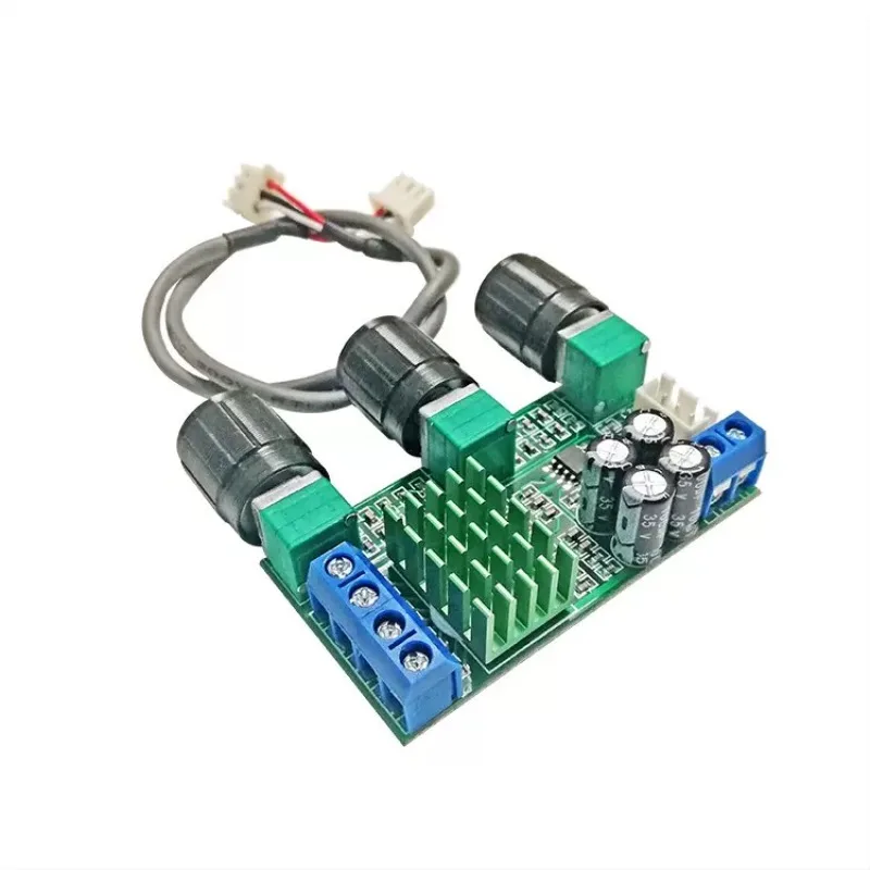 XH-M567 TPA3116D2 dual channel digital power amplifier board 12-24v high and low sound adjustment board carrying dual 80W