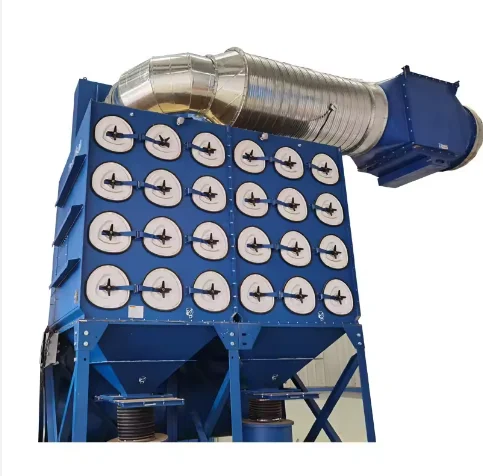 Oblique plug-in pulse dust collector Automatic fan linkage control pulse back blowing ash control