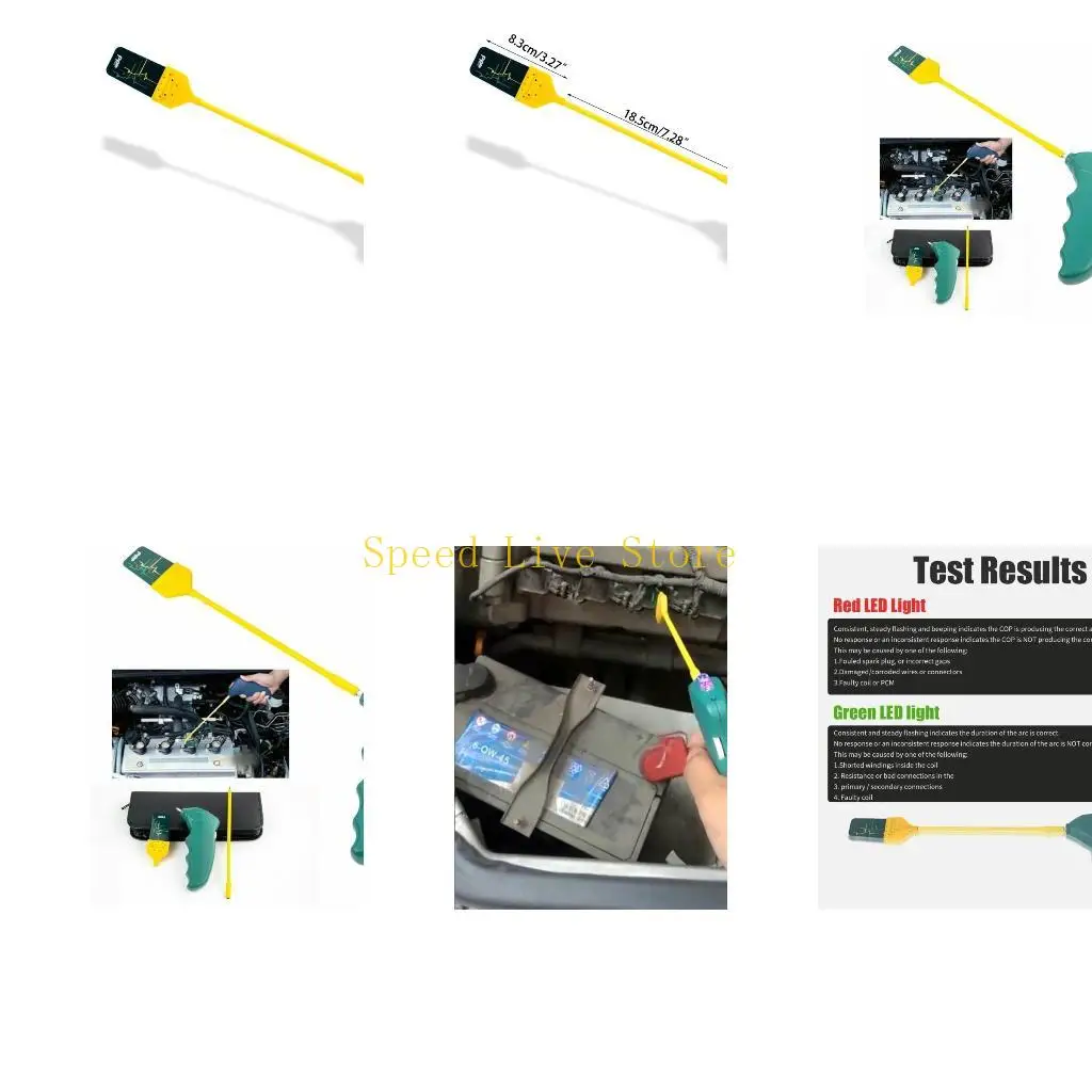 547C High Quality Automotive-Car Professional Coil On Plug-Quick Tester Ignition Coil System Check Diagnostic Tool Detection