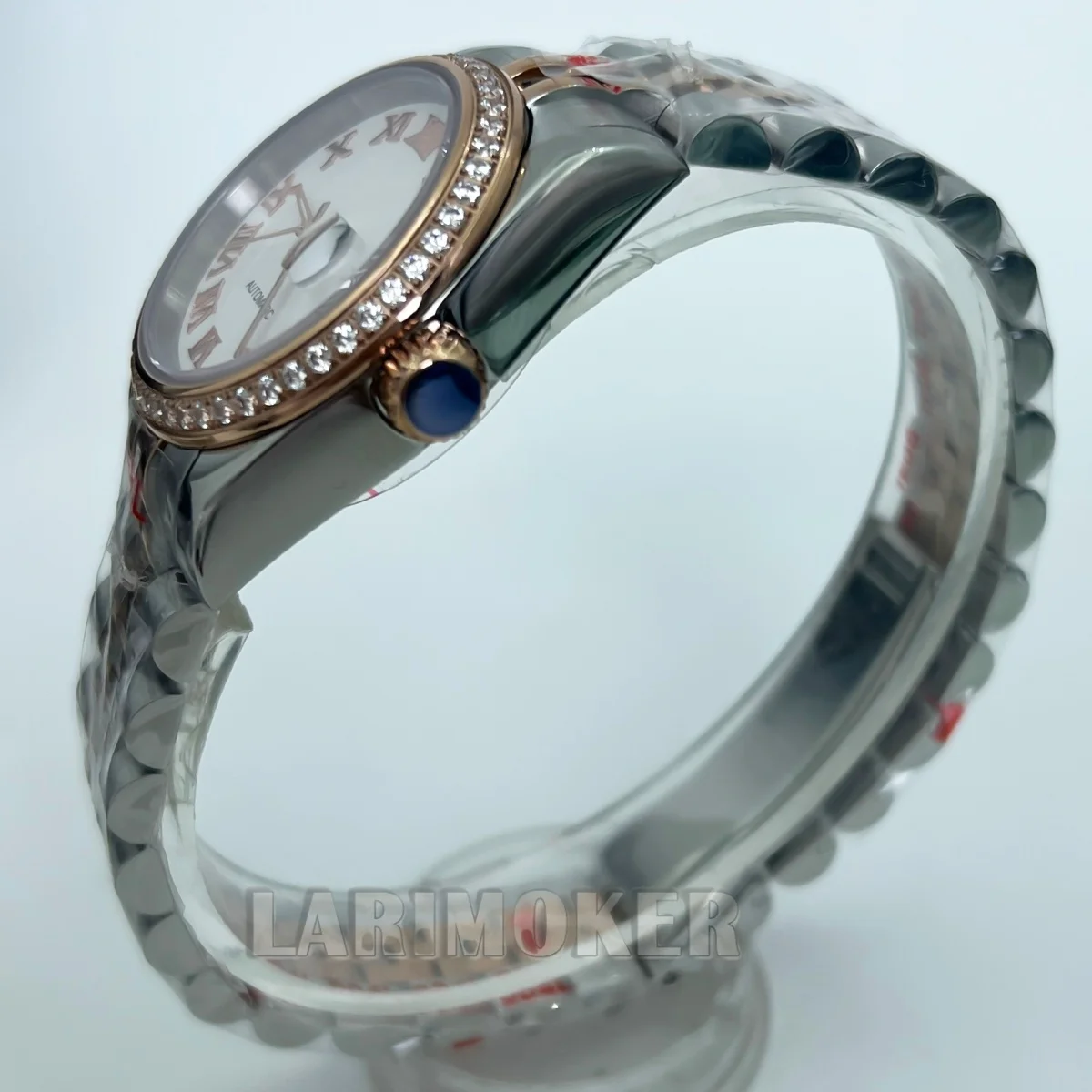 31mm luxurious decorated diamond bezel NH05 automatic watch for ladies sapphire crystal dial Rome Index water resistance 10-mete