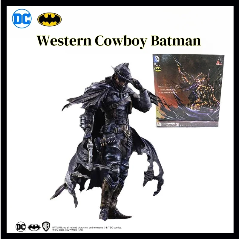 

Новая подлинная модель персонажа Dc в стиле вестерн, ковбой, Бэтмен, игрушки, праздничный подарок, настольные украшения, коллекционные предметы на складе