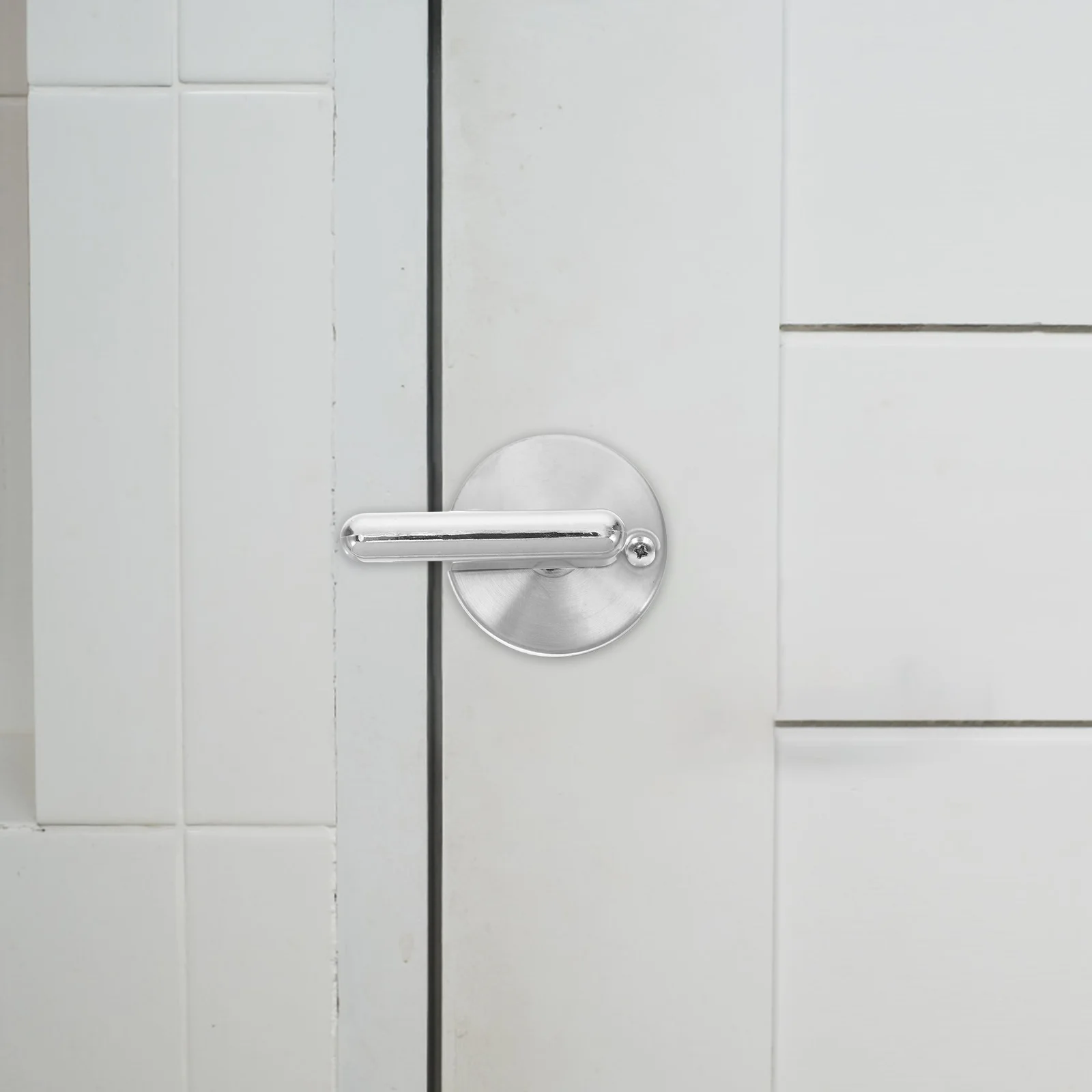 

Heavy Duty Indicator Bolt Lock for Toilet Doors Vacant Engaged Function Stainless Steel Bathroom Privacy Handle Commercial Grade