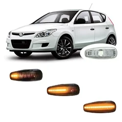 for Hyundai i30 FD CW 2006 2007 2008 2009 2010 2011 2012 Sequential LED Side Marker Signal Light Lamp