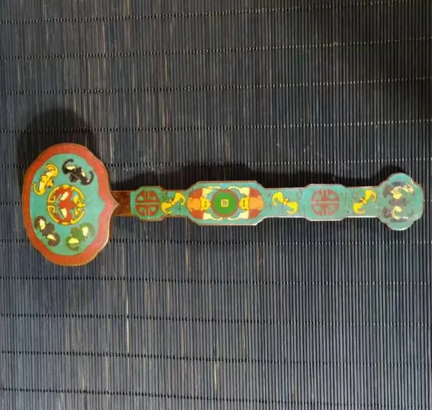 China brass archaize cloisonne Good luck crafts statue