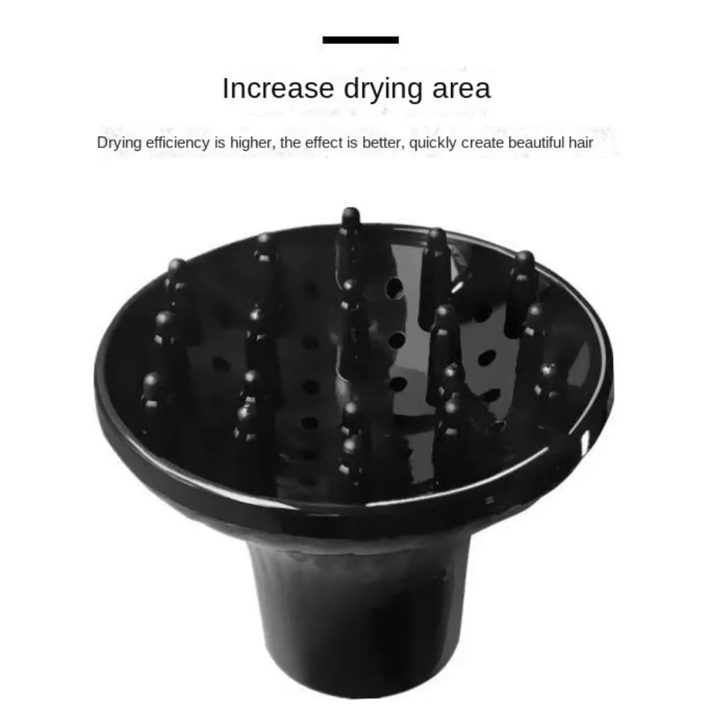 Black Hairdryer Diffuser Cover Dispersing Drying Universal Hair Dryer Diffuser Curly Dryer Tool Durable Hair Dryer Cover Salon