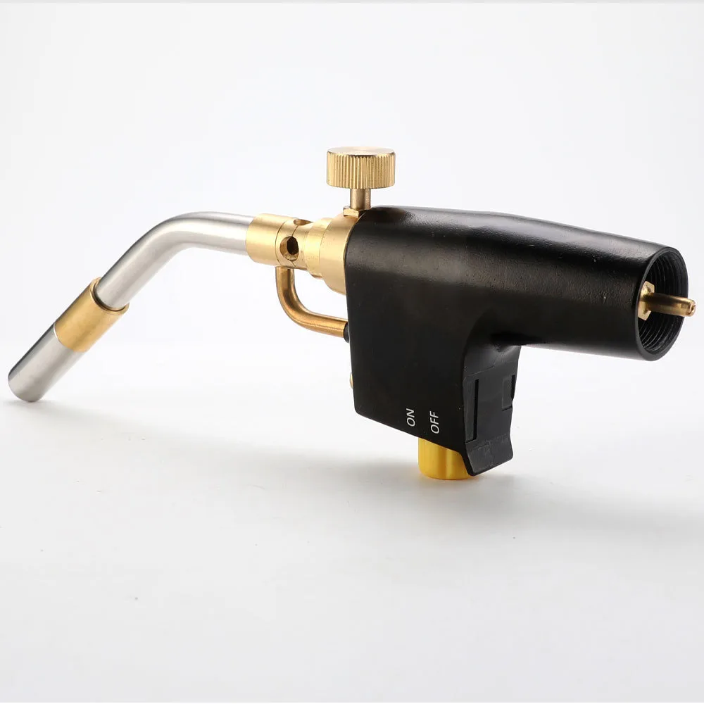 MAPP Propane Gas Welding Torches Plumbing Blow Torch Soldering Tool Brass Flame Gun Brazing Quick Fire Solder Burner