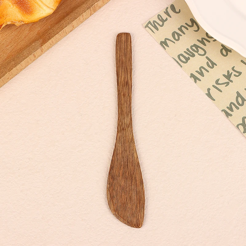 1Pc Wooden Stuffing Spoons Multifunction Butter Spreader Spoons Dumpling Wonton Filling Scoops Kitchen Gadgets