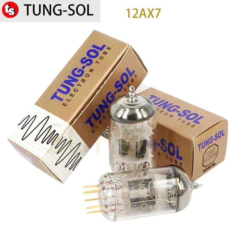 TUNG SOL 12AX7 12AU7 EL84 Vacuum Tube Precision Matching Valve Replacement ECC83 6N4 6189 ECC82  6BQ5 6P14 Electronic Tubes