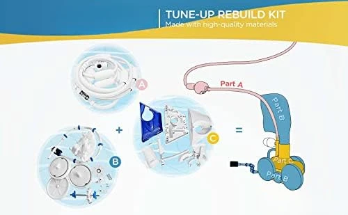 Rebuild Repair Kit Replacement for Polaris Zodiac Automatic Pool Cleaner 280 (Not Compatible with Polaris 360 380)