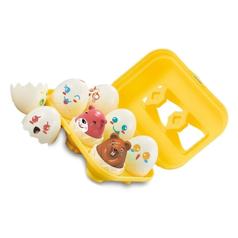 páscoa plástico brinquedo aprendizagem precoce brinquedo forma cor classificação interação correspondência 6 pçs