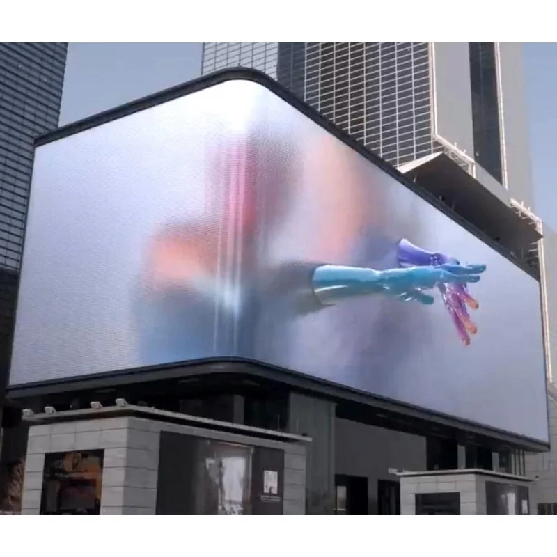 

Пользовательский голый глаз 3d большой рекламный щит высокого разрешения светодиодная видеостена реклама уличный светодиодный дисплей для больших торговых центров