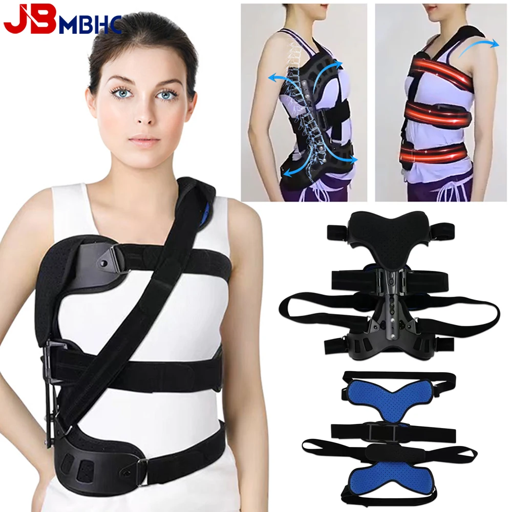 Scoliosis Corrector Scoliosis Back Posture Correction Tool Adjustable Spinal Auxiliary Orthosis for Back Postoperative Recovery