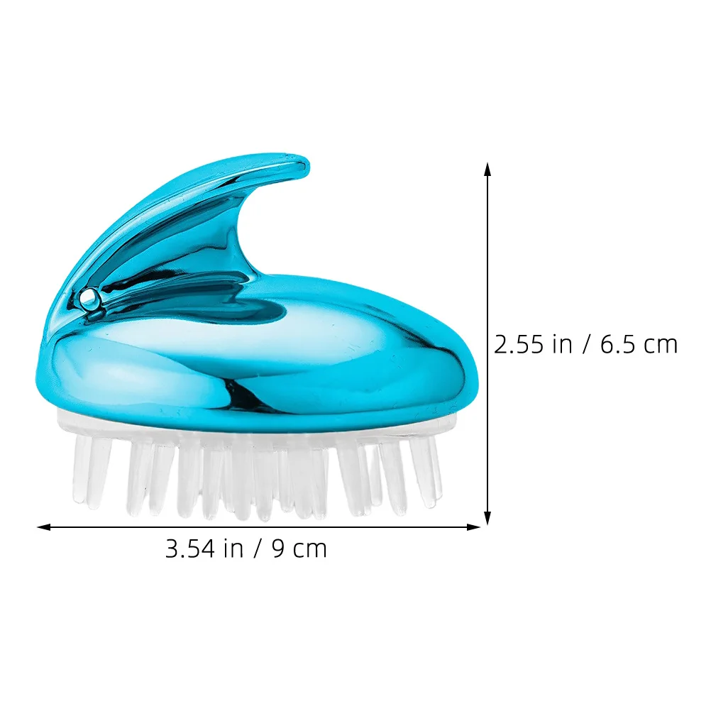 3 قطعة فرشاة تدليك السيليكون لينة Abs مقبض فروة الرأس الغسيل أداة ل فروة الرأس الجافة إزالة القشرة دش الضروريات الرجال النساء الشعر #4