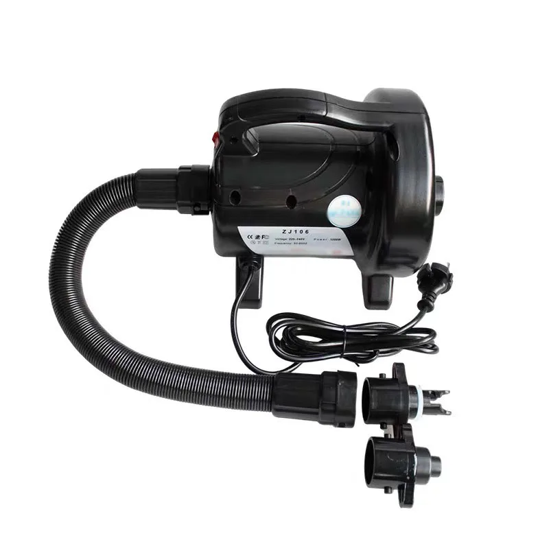 1200W AC High Pressure Inflatable Air Pump for Rubber Boat Inflatable Mat and Water Park Toys