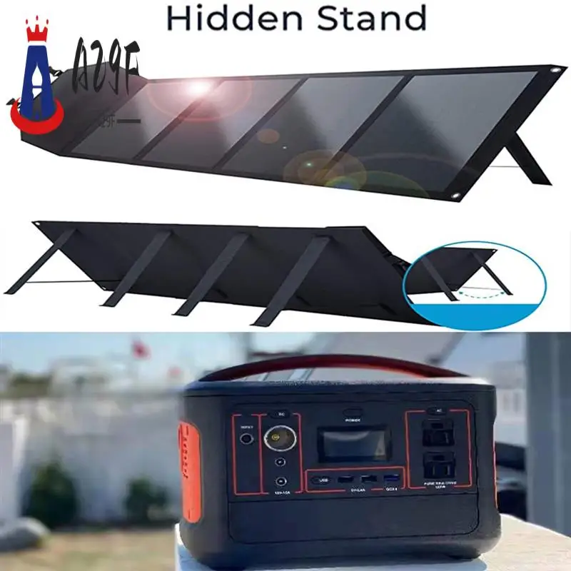 

A29F-80W Portable Solar Panel Folding Charger Bag, Outdoor Power Supply For Camping