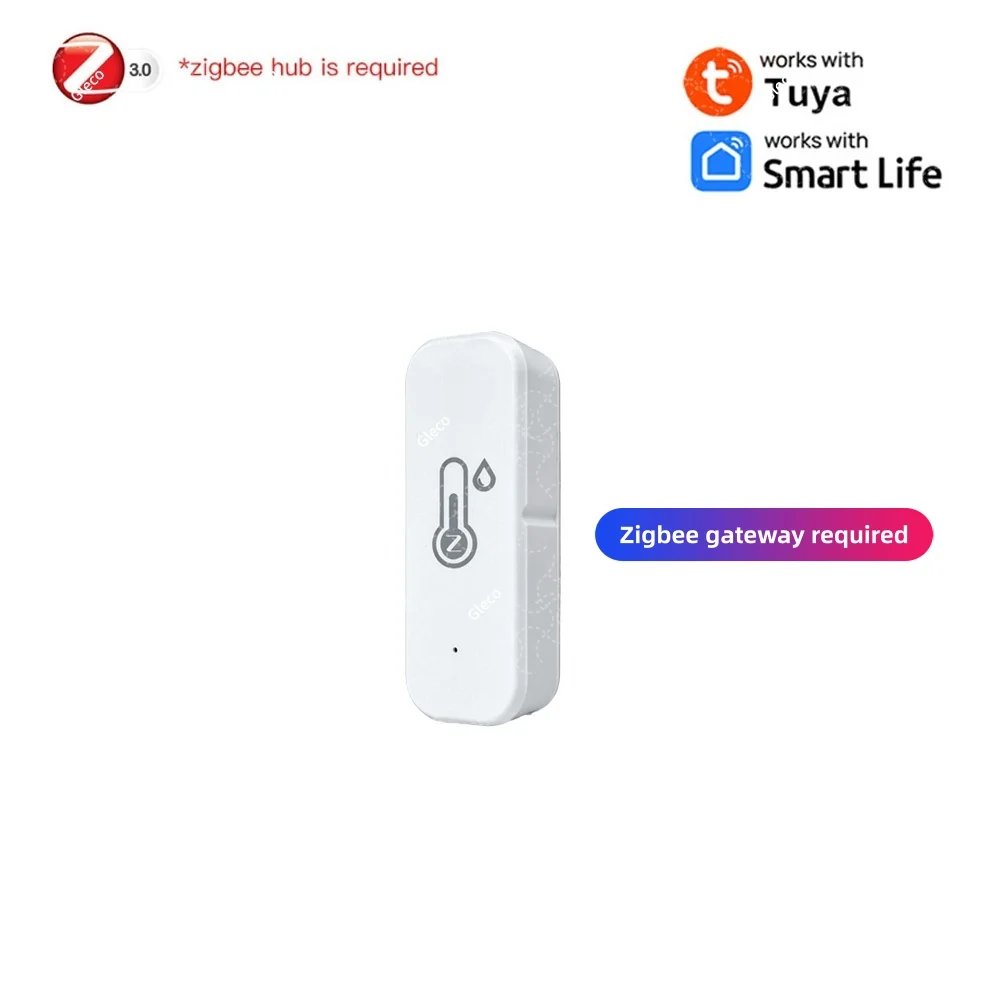 Zigbee/WLAN Temperatur- und Feuchtigkeitssensor Sonde Thermometer Smart Home Automation Aquarium Kühlschrank Wein Für Zigbee2mqtt TUYA Hub