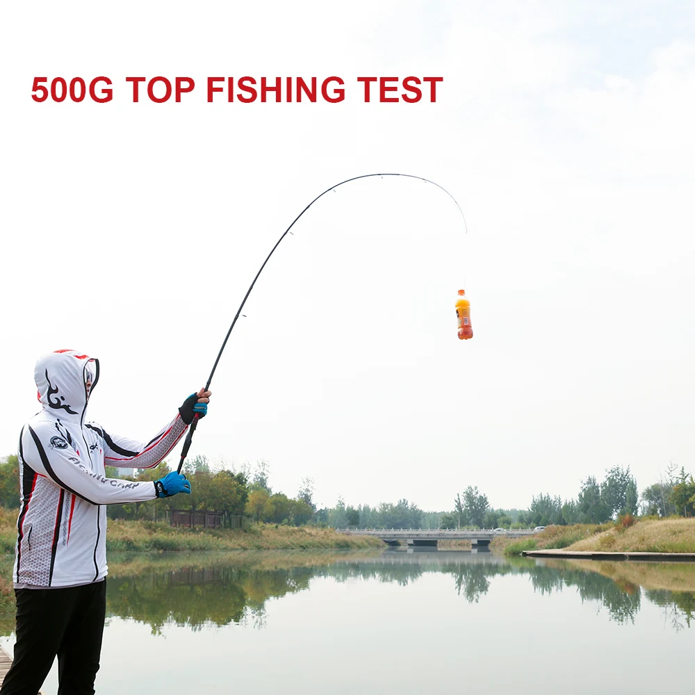 Casting Spinning Angelrute 2,1/1,8 m UltraLight Lure Rod Carbon Fiber Rod Pole 4/5 Abschnitt mit EVA Griff 3-15g Köder WT – Detail 9