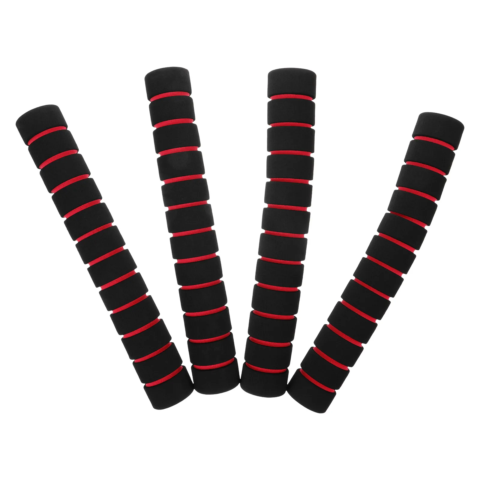 

2 Pairs Oars Non-Slip Cover Kayak Handle Grips Accessories Handles Padded for Paddle Red Sponge